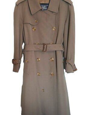 Vintage Burberrys’ Made in England Wool Balmacaan Coat – Size 48 Short – Tan/Bei